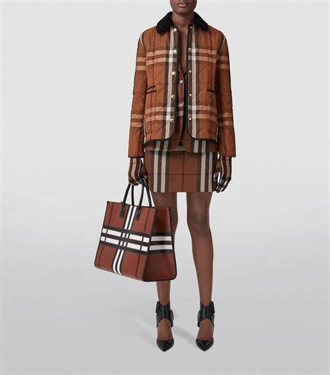 burberry quilted check|Designer Quilted Jackets for Women .